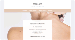 Desktop Screenshot of dermadoc.at